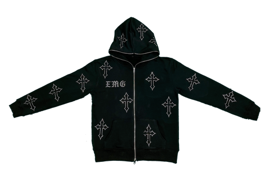 Black Cross Full-Zip